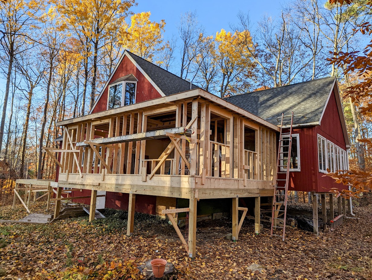 House addition framing