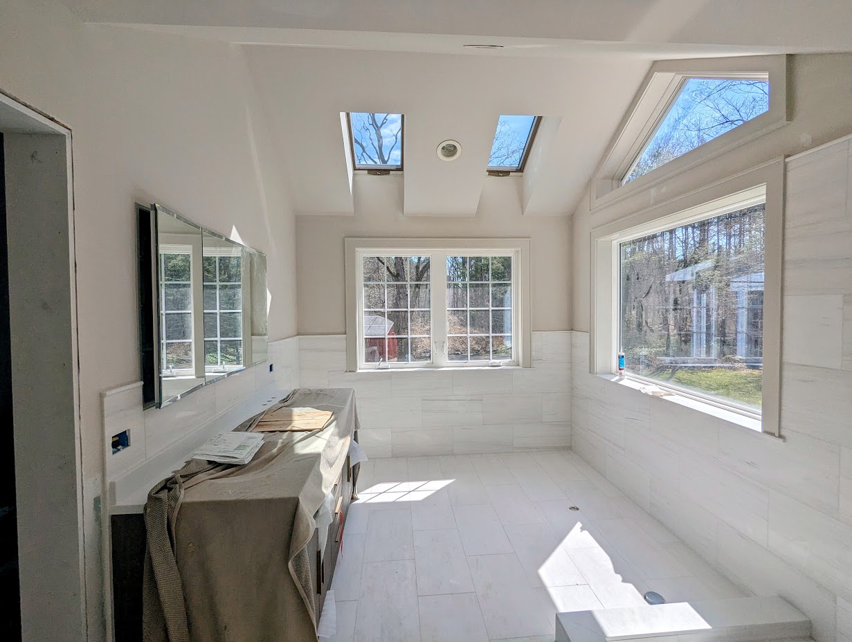 Bathroom in progress