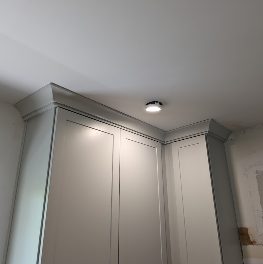 Crown molding and cabinetry