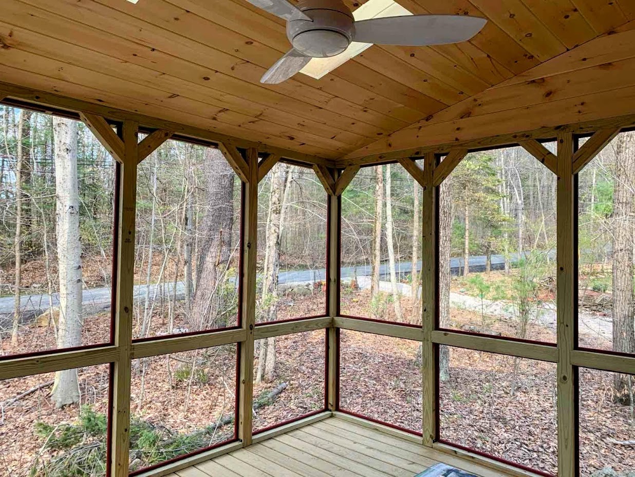 Screened porch